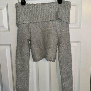 Urban Outfitters Soft Gray Knit Sweater
